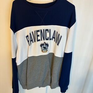 Blue and White Sweatshirt with Ravenclaw Crest